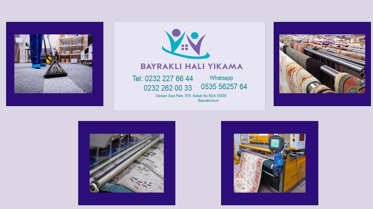 bayraklı halı yıkama